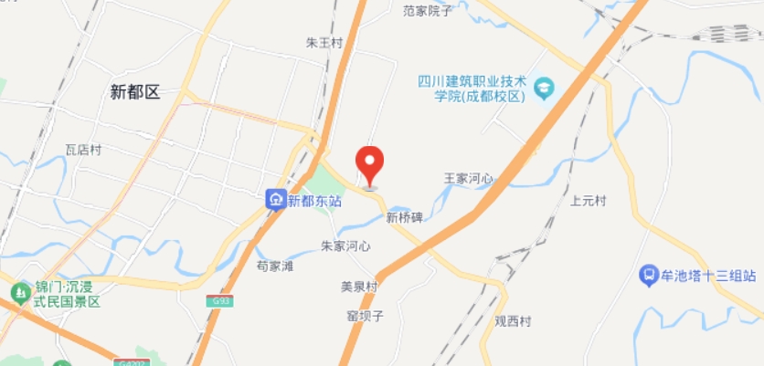 公司位置周边地图